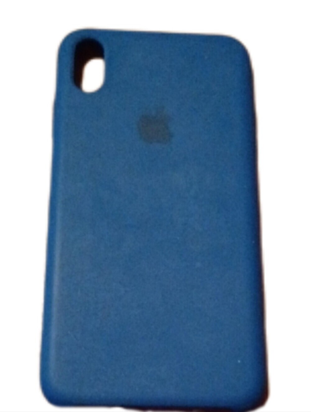 -- Apple Blue Silicone iPhone X Case
